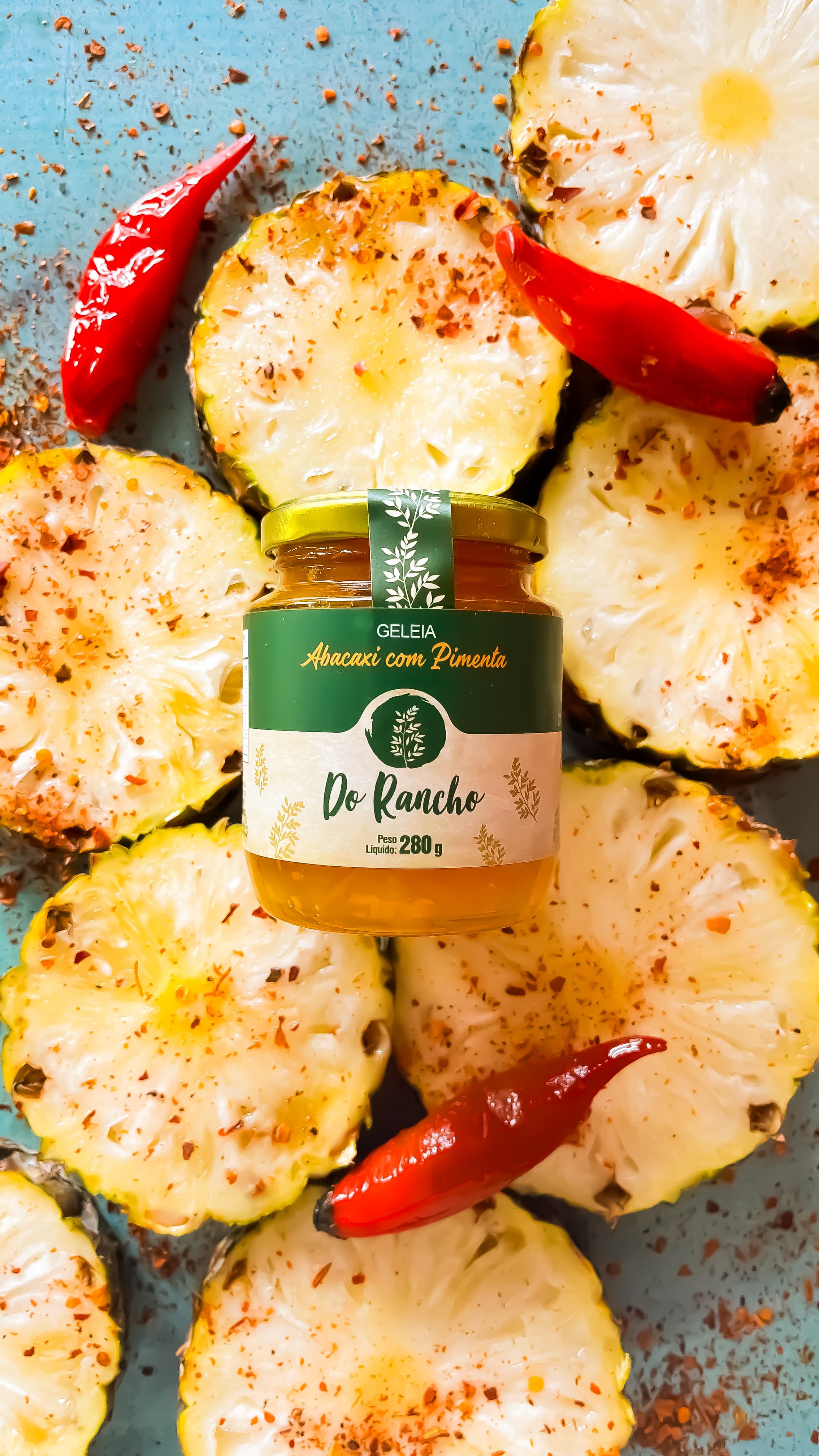 Geleia de Abacaxi com Pimenta