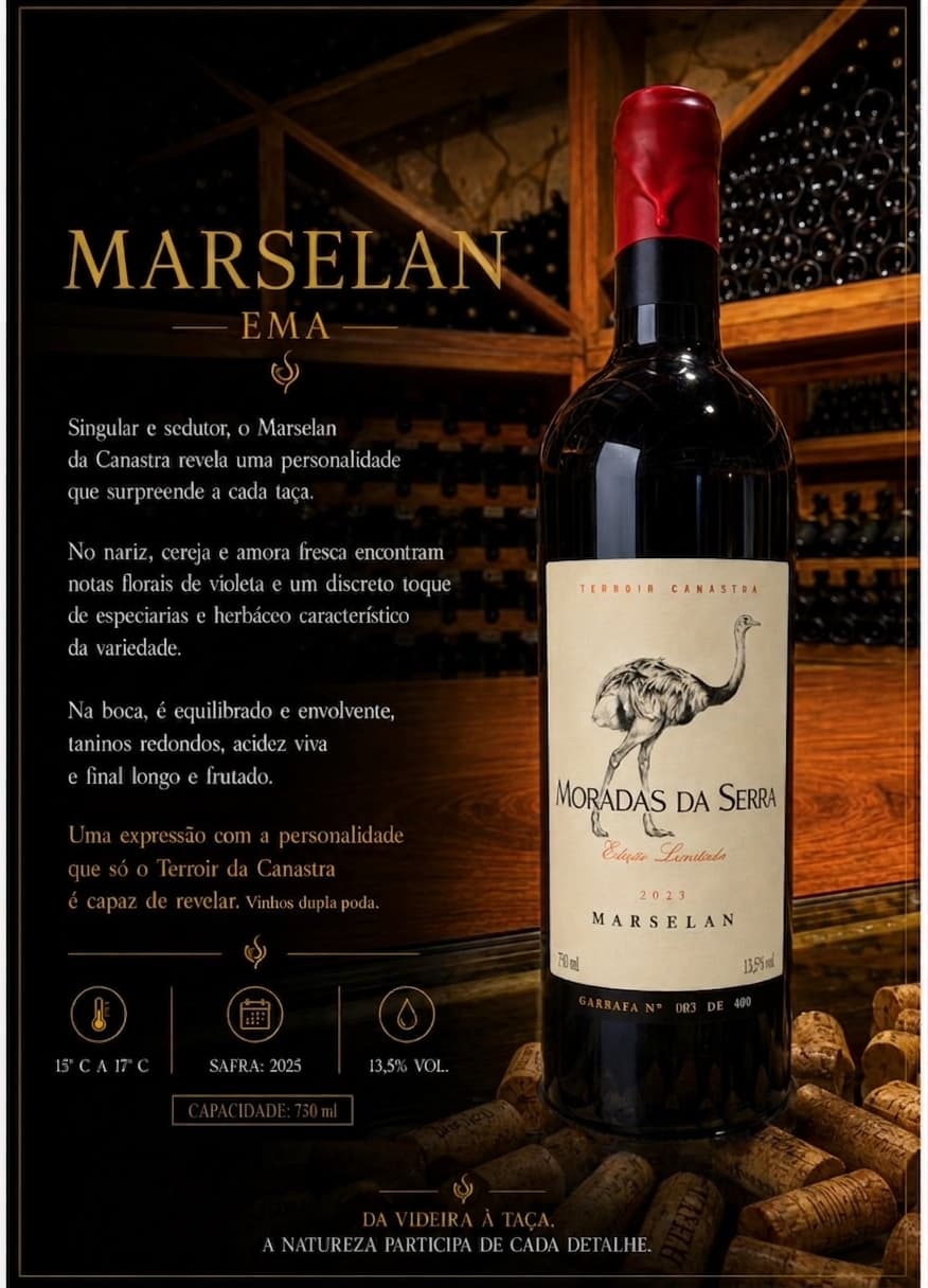 Vinho Tinto Seco Marselan Ema — foto 2 de 2