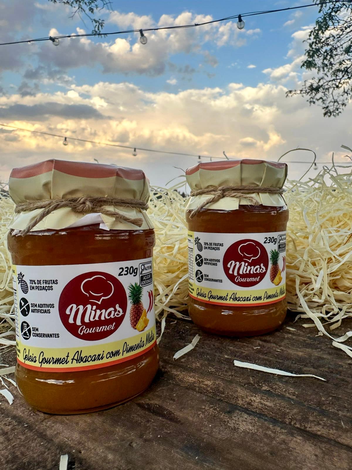 Geleia Gourmet de Abacaxi com Pimenta Média