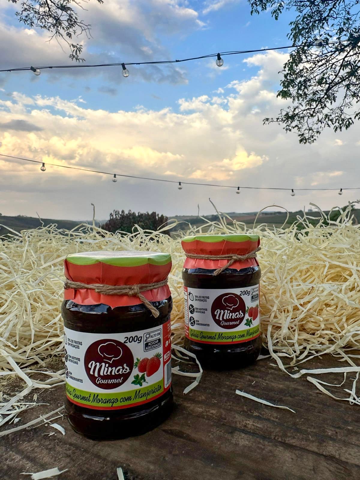Morango com Manjericão